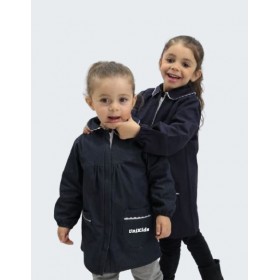 Tablier Bleu Marine en col claudine