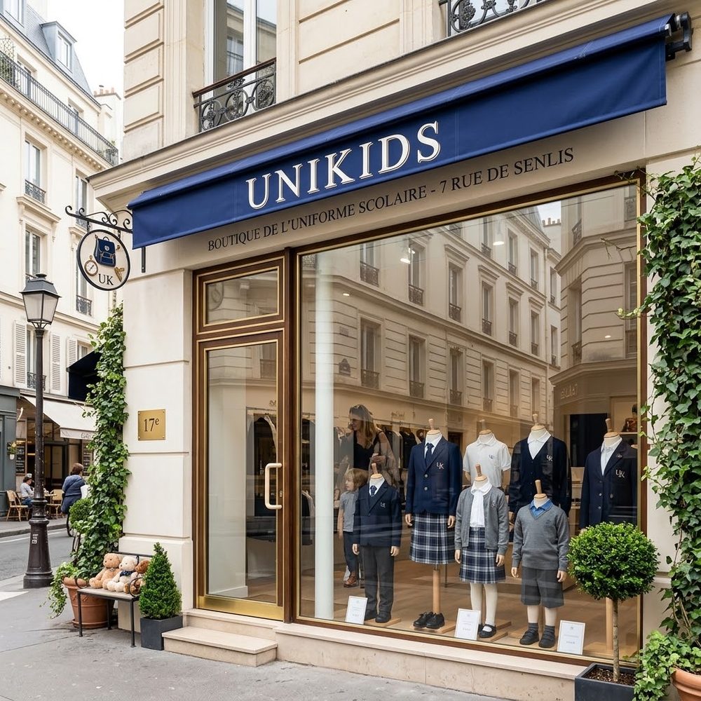 Boutique Unikids Paris 17e – retours et échanges d'uniformes scolaires au 7 rue de Senlis